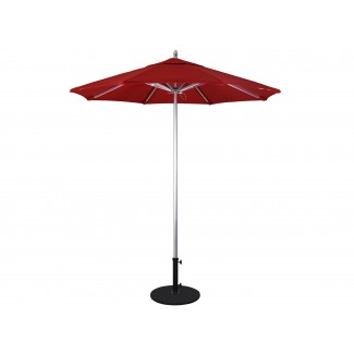 AAT758 Rodeo 7.5 foot octagon commercial aluminum restaurant umbrella